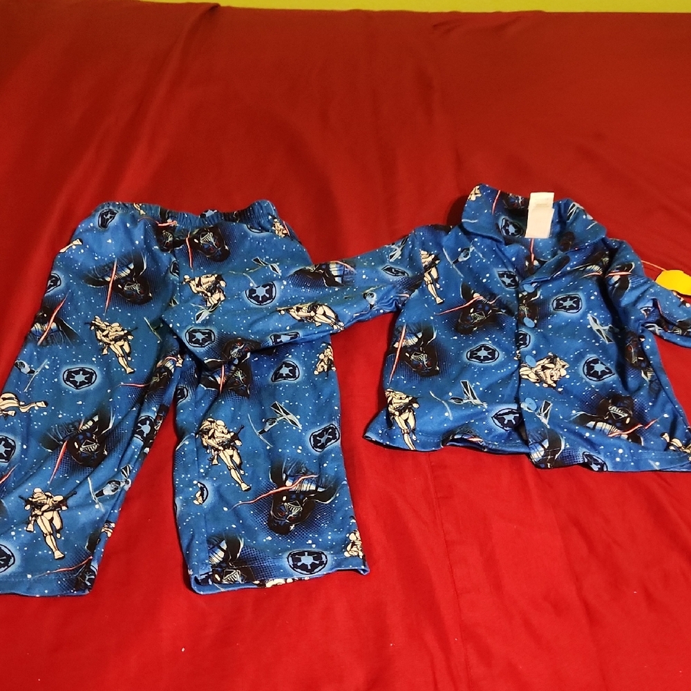 Star Wars Kids Pajama Set in Blue and Black